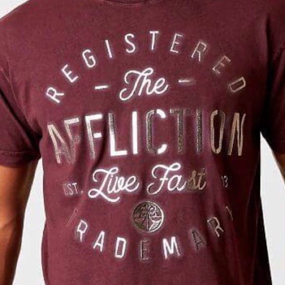 Affliction Customs Tee. L - Picture 3 of 10